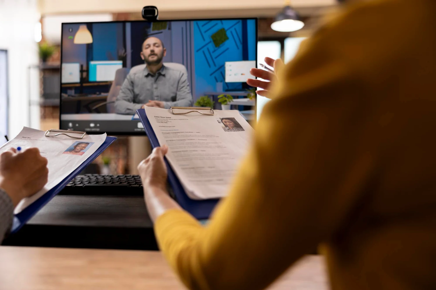 Remote operations interview used in the AI Employee case study